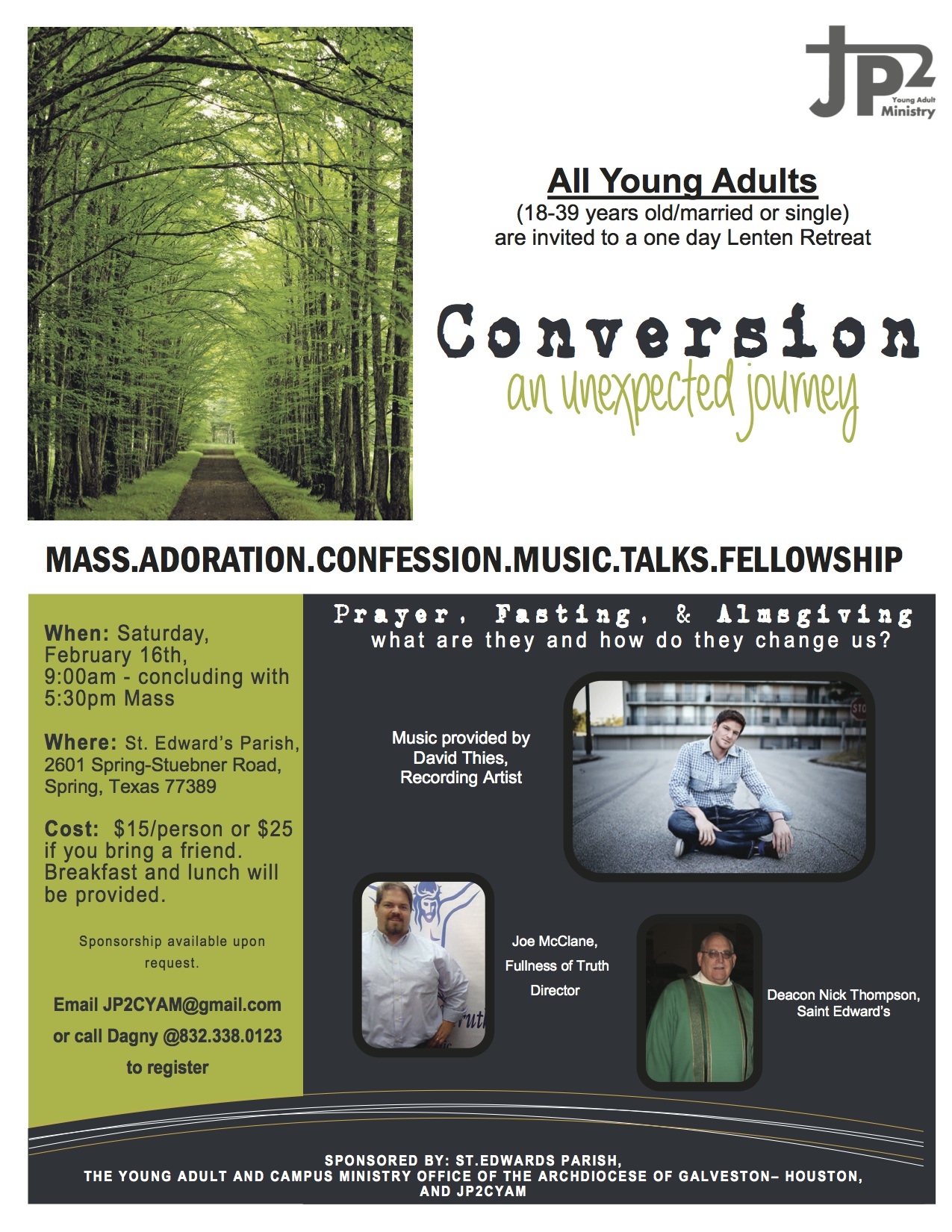Houston Catholic Young Adult Retreat Joe McClane Catholic Author, Speaker, Evangelist & More!