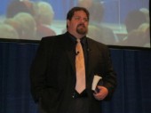 image of Joe McClane speaking in Worcester
